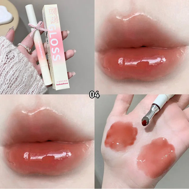 Kakashow Mirror Watery Jelly Lip Gloss | Moisturizing Lip Tint