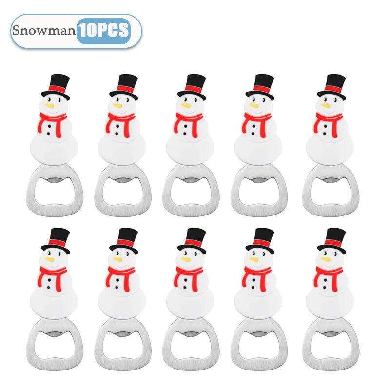 Christmas Magnetic Bottle Opener | Santa Silicone Fridge Magnet