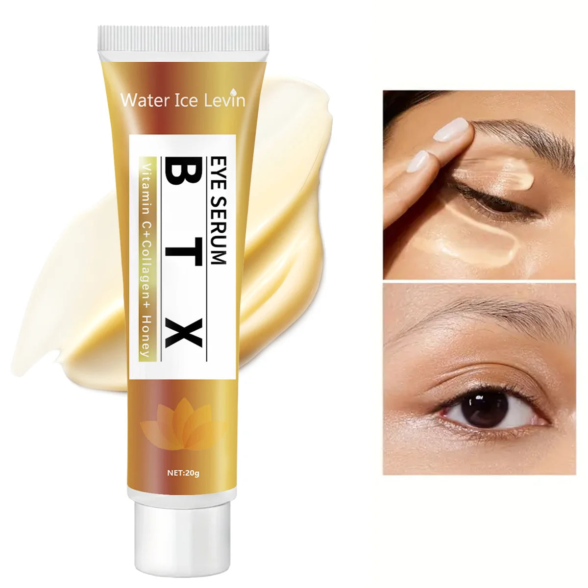 Hypoallergenic Eye Gel Cream with Hyaluronic Acid | Unisex Eye Gel Cream Peaceful Pleasures Health and Wellness