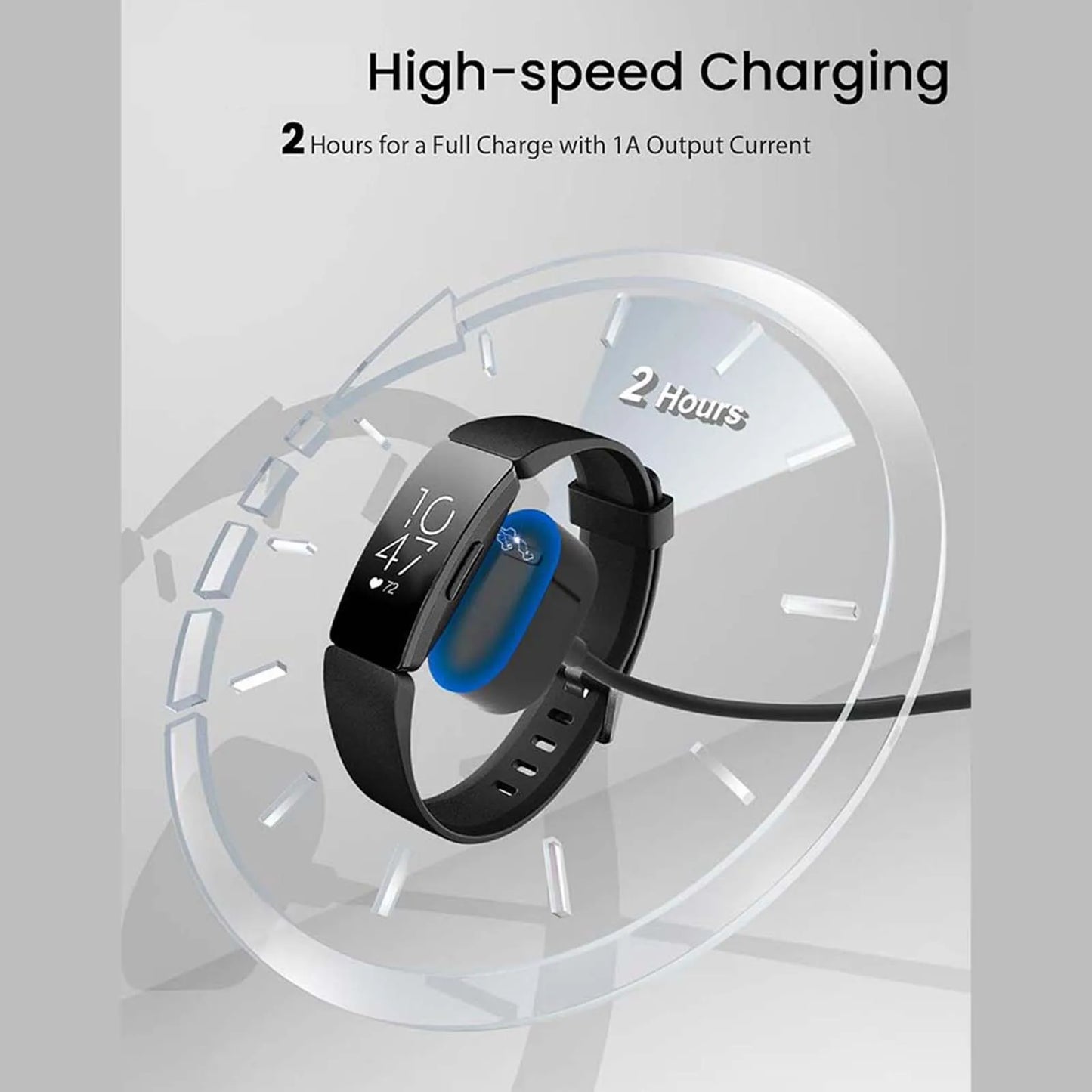 USB Charger Cable for Fitbit Inspire HR, Inspire & Ace 2 Peaceful Pleasures Health and Wellness