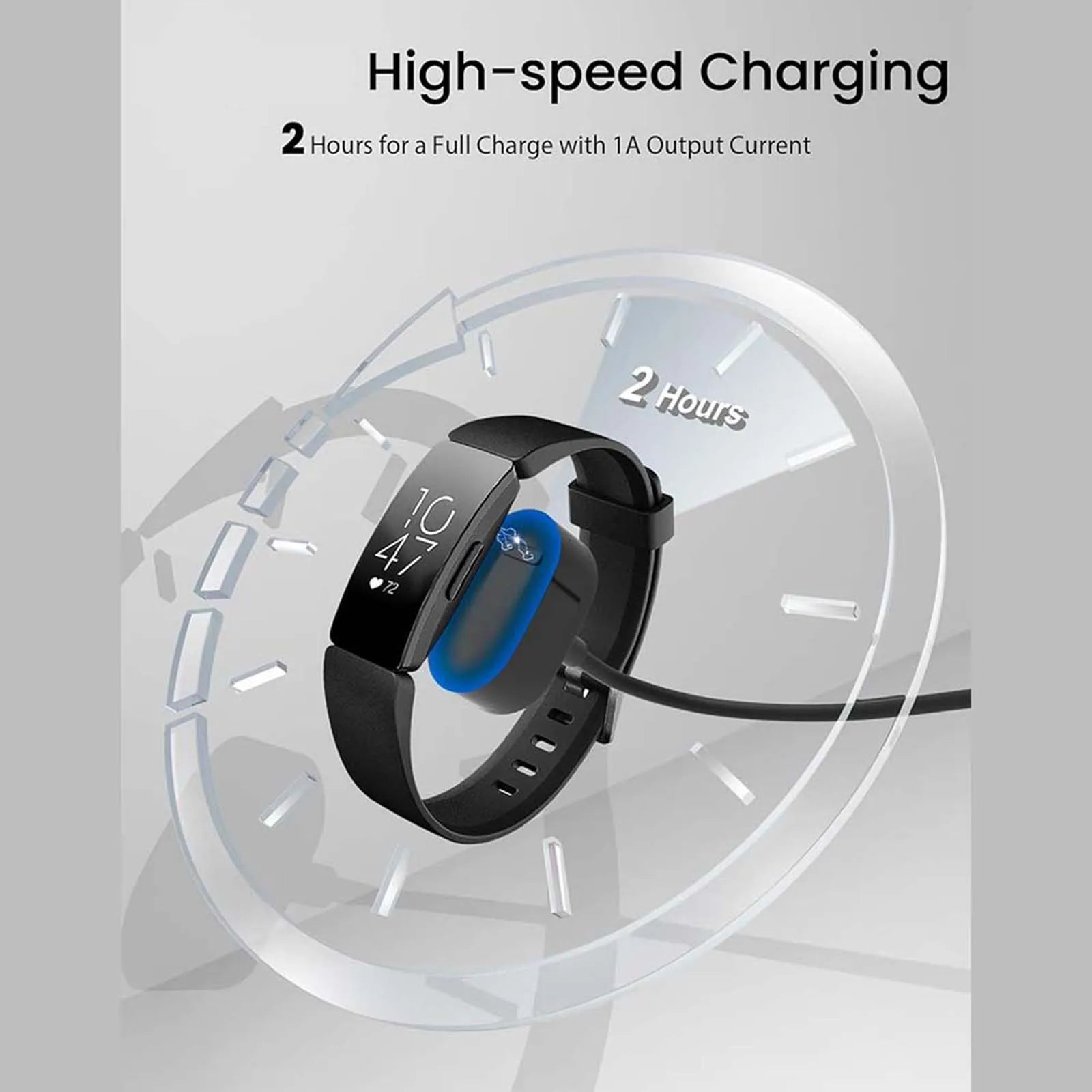 USB Charger Cable for Fitbit Inspire HR, Inspire & Ace 2 Peaceful Pleasures Health and Wellness