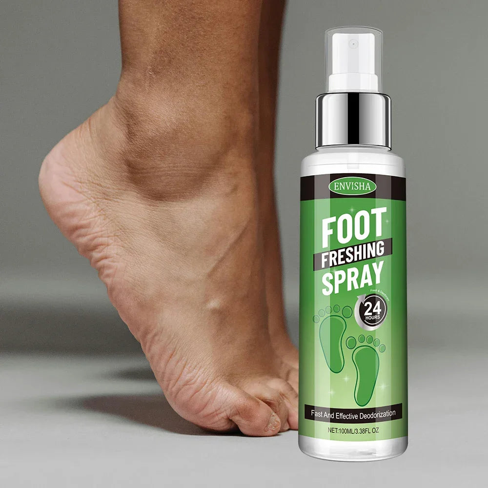 ENVISHA Foot Care Refreshing Spray – Odor Control & Moisture Relief 100ml Foot Care Peaceful Pleasures Health and Wellness