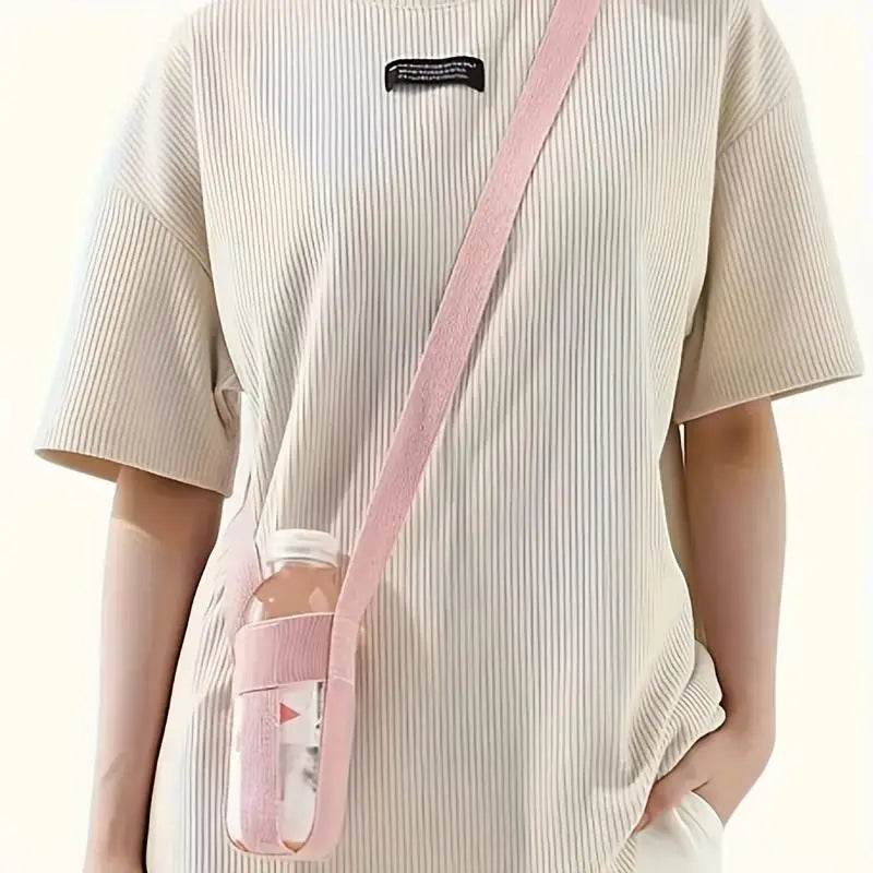 Portable Water Bottle Straps Bottle Carrier Bag Adjustable Shoulder Strap Insulated Tumbler Holder for Outdoor Travel Hiking Peaceful Pleasures Health and Wellness