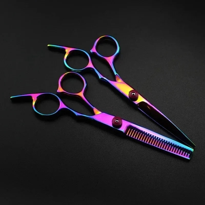Professional 6 inch Hair Scissors Thinning Barber Cutting Hair Shears Scissor Tools Hairdressing Scissors Peaceful Pleasures Health and Wellness