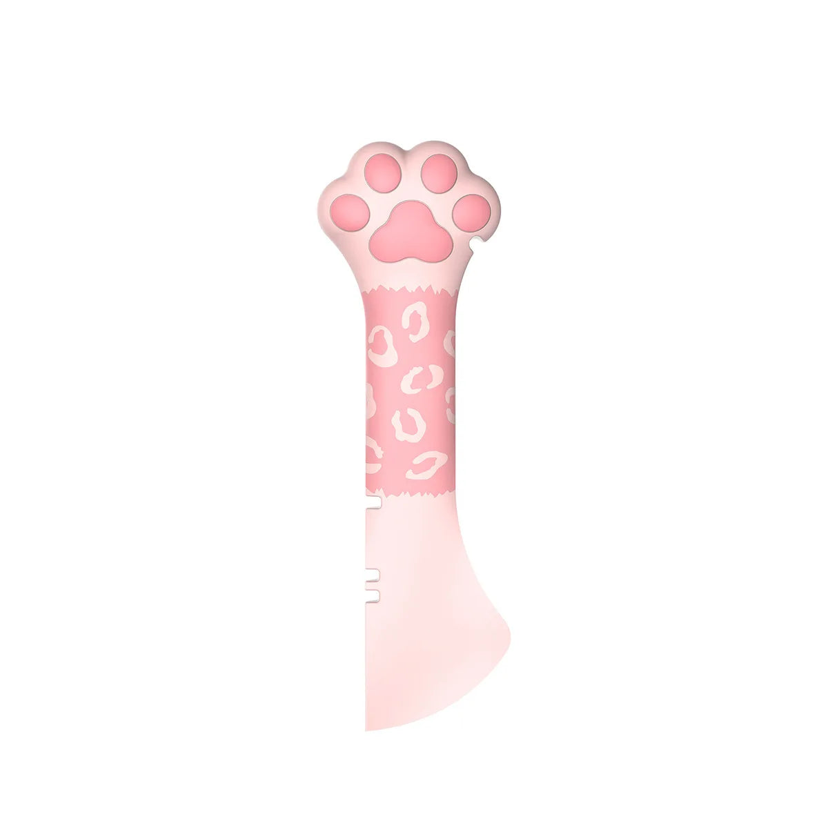 Practical Pet Supplies Small Tools Pet Can Opener Spoon 2in1 Cat Can Silicone Spoon Spoon Spoon Spoon Cat Shovel Wet Food Feeder Peaceful Pleasures Health and Wellness Leopard Cat Pink