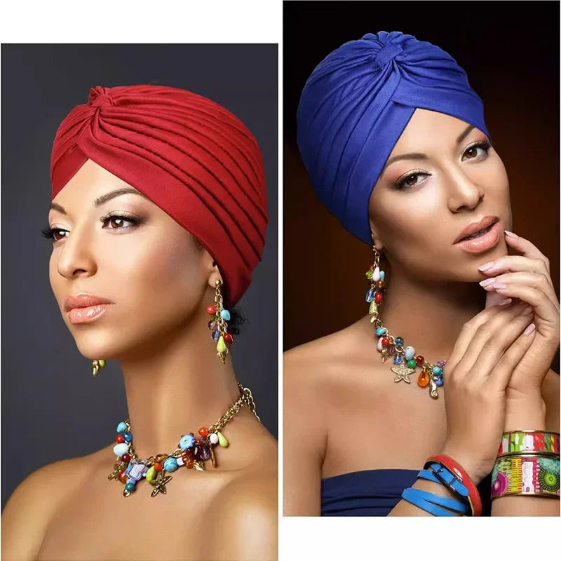 Velvet Turban Head Wrap Scarf for Women – All-Season Headwear Turban Head Wrap Peaceful Pleasures Health and Wellness
