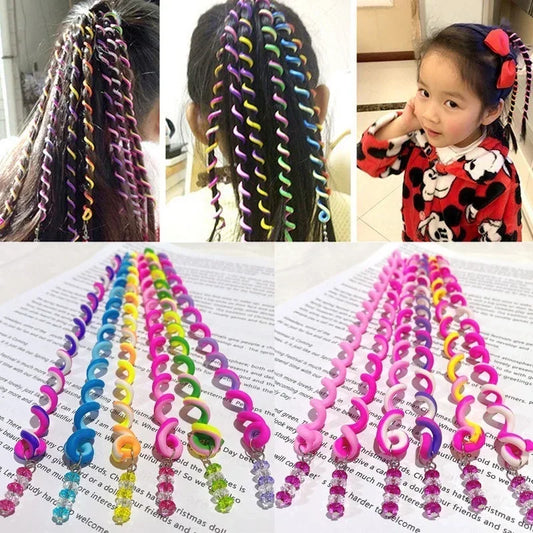 6PCS/lot Rainbow Color Headband Cute Girls Hair Band Crystal Long Elastic Hair Bands Headwear Hair Accessories Random Color Peaceful Pleasures Health and Wellness