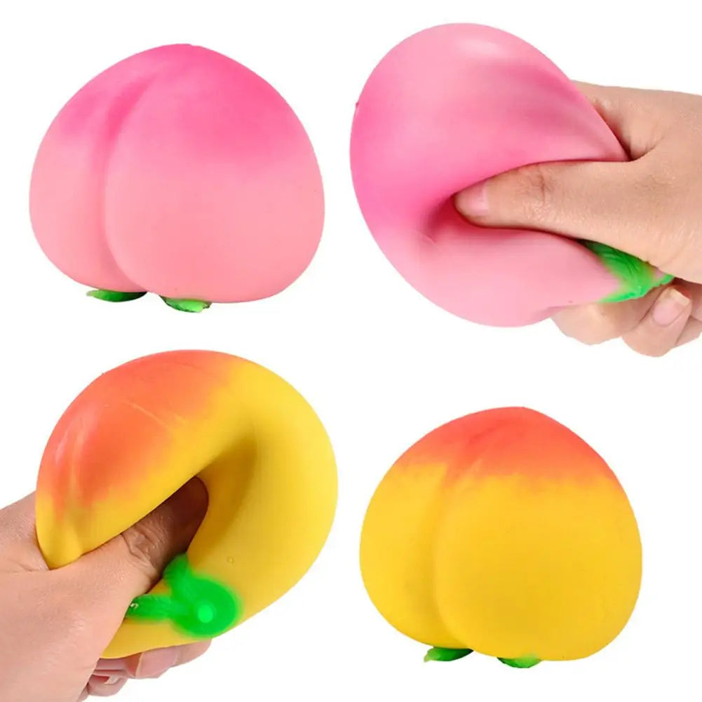 Pink Peach Stress Reliever Toy for Stress Relief Peaceful Pleasures Health and Wellness