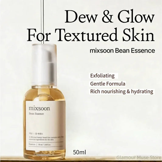 Mixsoon Glow Bean Essence – Exfoliating Hydrating Serum 50ml Peaceful Pleasures Health and Wellness