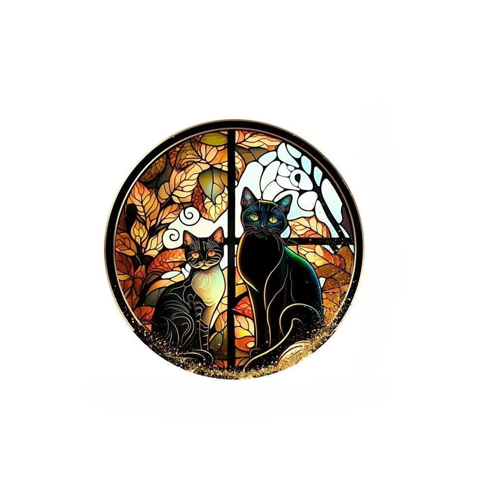Halloween Static Cling Window Stickers | Reusable Glass Decals