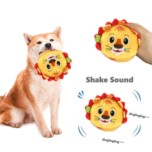 Plush Dog Voice Toys Balls Soft Fur Rattan Moving Ringtones Fun Peaceful Pleasures Health and Wellness