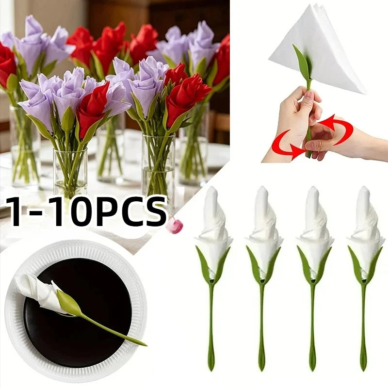 Rose Napkin Holder Flower Folding Tool | Wedding & Hotel Décor