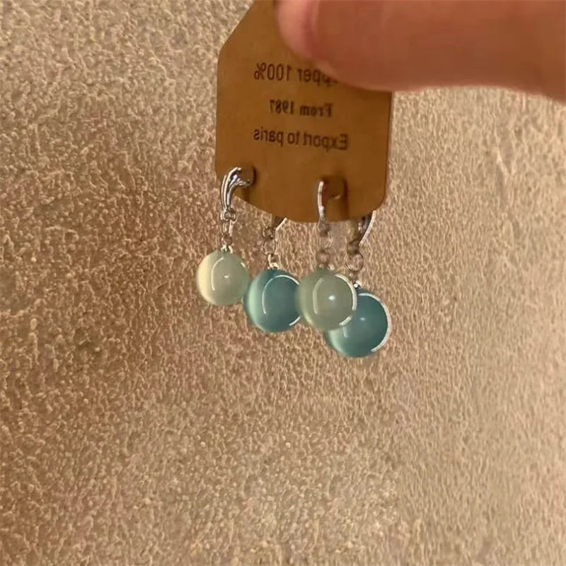 New Fashion Versatile Minimalist Water Drop Pearl Earrings Exquisite Light Luxury Versatile Studs Elegant High Grade Ear Jewelry Peaceful Pleasures Health and Wellness