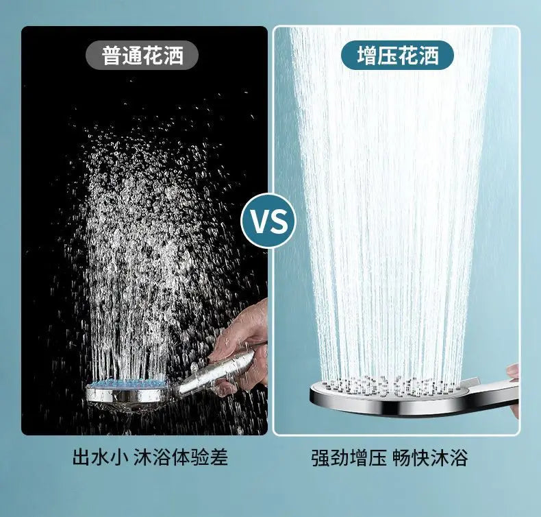 12cm Handheld Shower Head | 3-Function Rainfall Water Saving