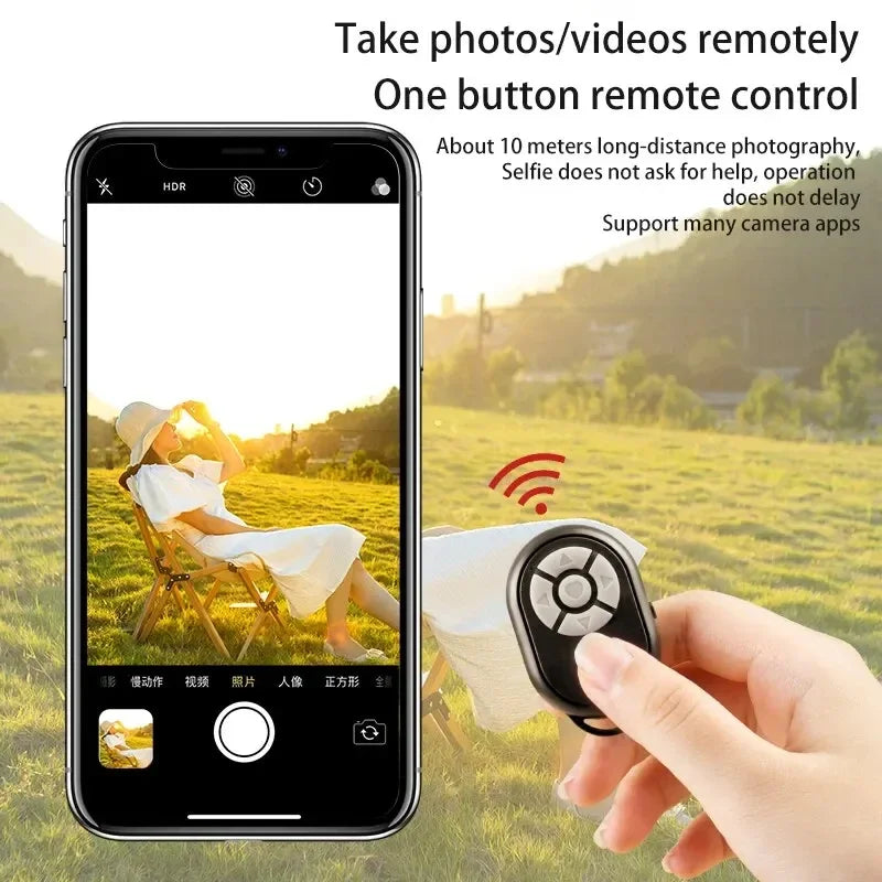 Bluetooth Remote for iPhone & Android | Selfie, Scroll & eBook Peaceful Pleasures Health and Wellness