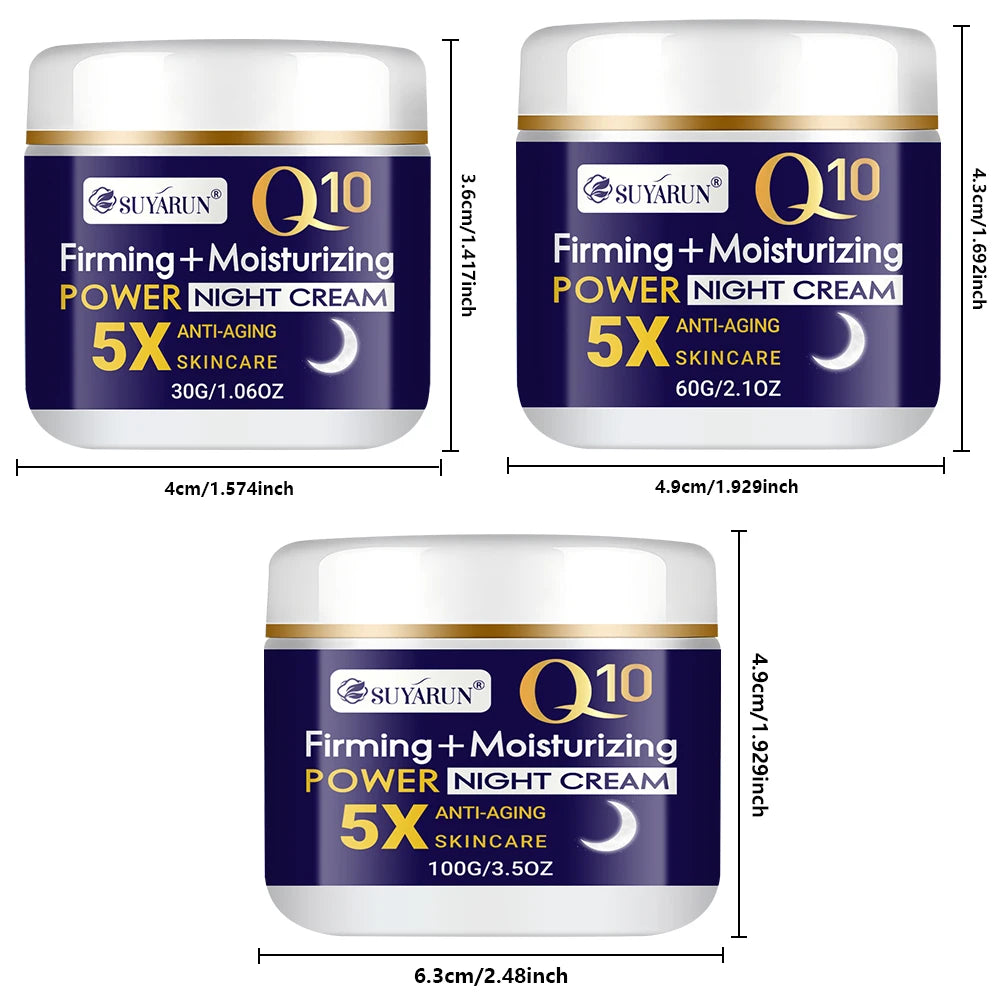 SUYARUN Niacinamide Night Cream for Brightening & Anti-Aging - Deep Moisturizing Facial Cream, Suitable for All Skin Types. Peaceful Pleasures Health and Wellness