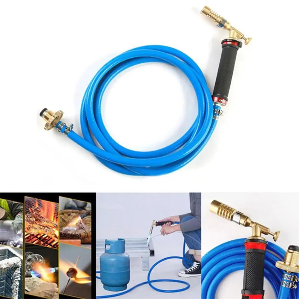 2.5m Flame Welding Torch Copper Aluminum Soldering Tool Liquefied Propane Gas Torch For Precious Metal Melting Gas Torch Blower Peaceful Pleasures Health and Wellness
