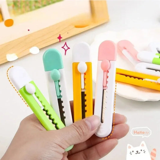 Mini Cartoon Utility Knife | Portable Cutter for Crafts & Unboxing Utility Knife Peaceful Pleasures Health and Wellness