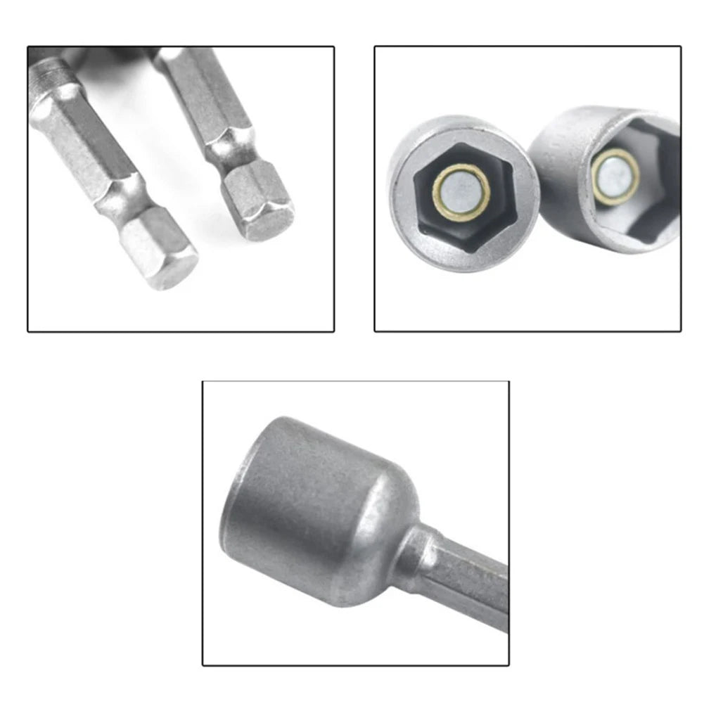 10 Magnetic Nut Driver Socket Impact Screwdriver 1 Hex Electric Drill