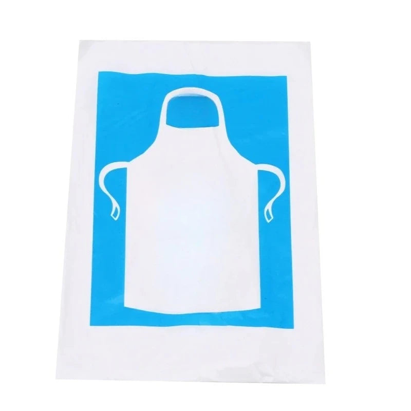 Clear Disposable Plastic Aprons – Thick Waterproof PE Aprons