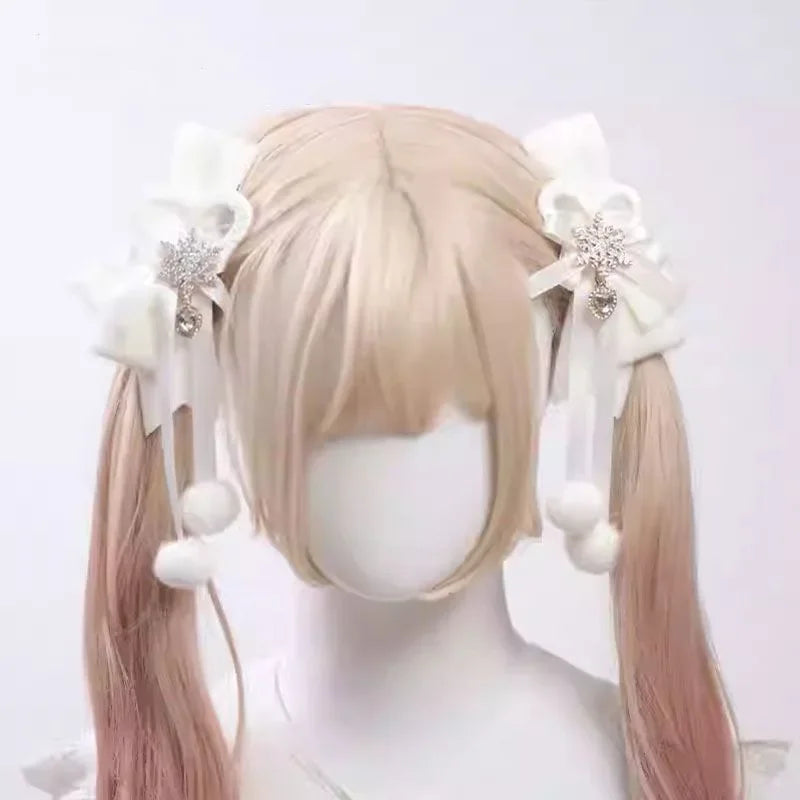 Snowflake Three-dimensional Clip Hair Accessories Women Cute Hair Ties Original Hair Clip Christmas Clip Snowflake Hairpin New Peaceful Pleasures Health and Wellness