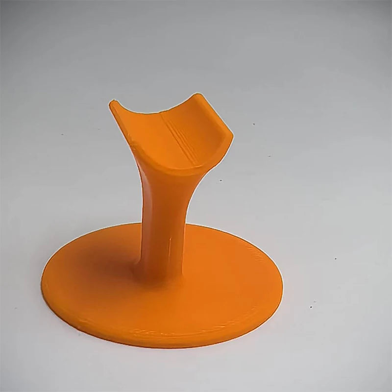 1PCS Portable Plastic Manicure Finger Support Stand Nail Art Locator Professional Finger Fixing Tool for Salon & Home Use Peaceful Pleasures Health and Wellness Orange