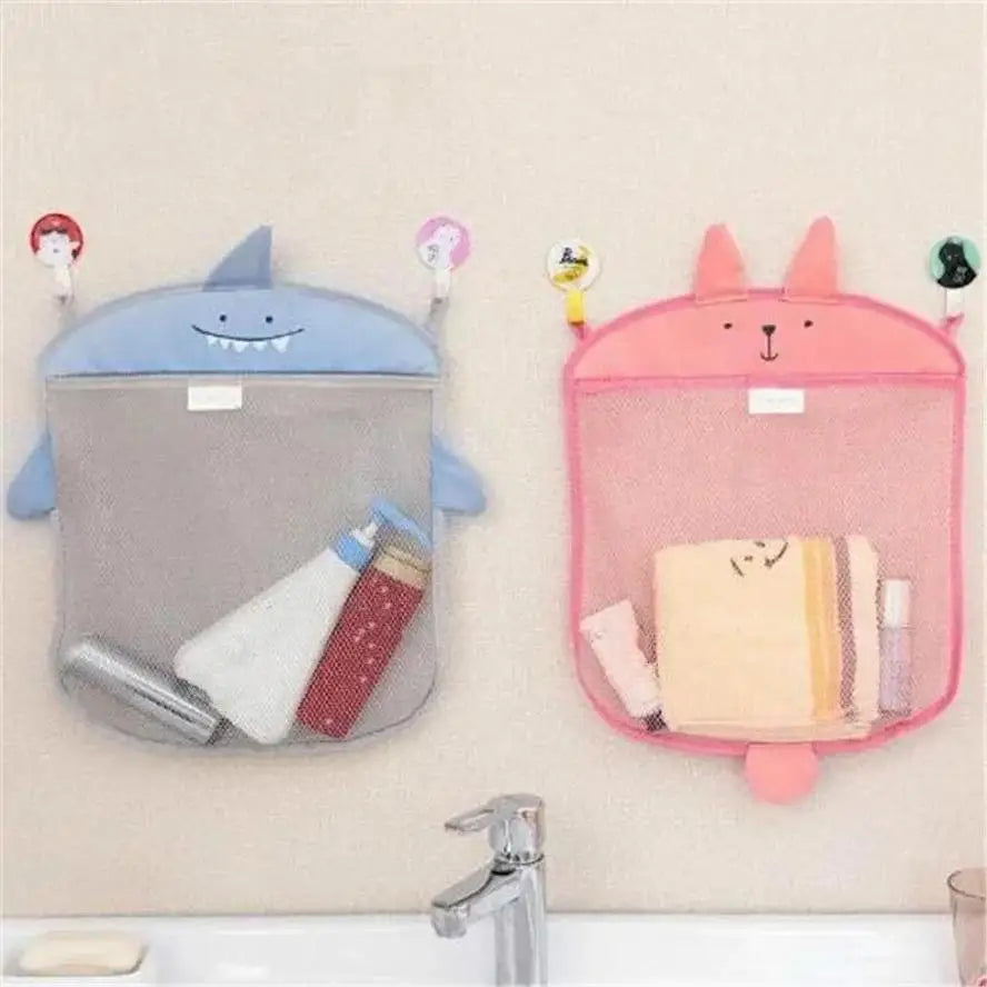 Cartoon Wall Hanging Storage Bags Knitted Net Mesh Kitchen Bathroom