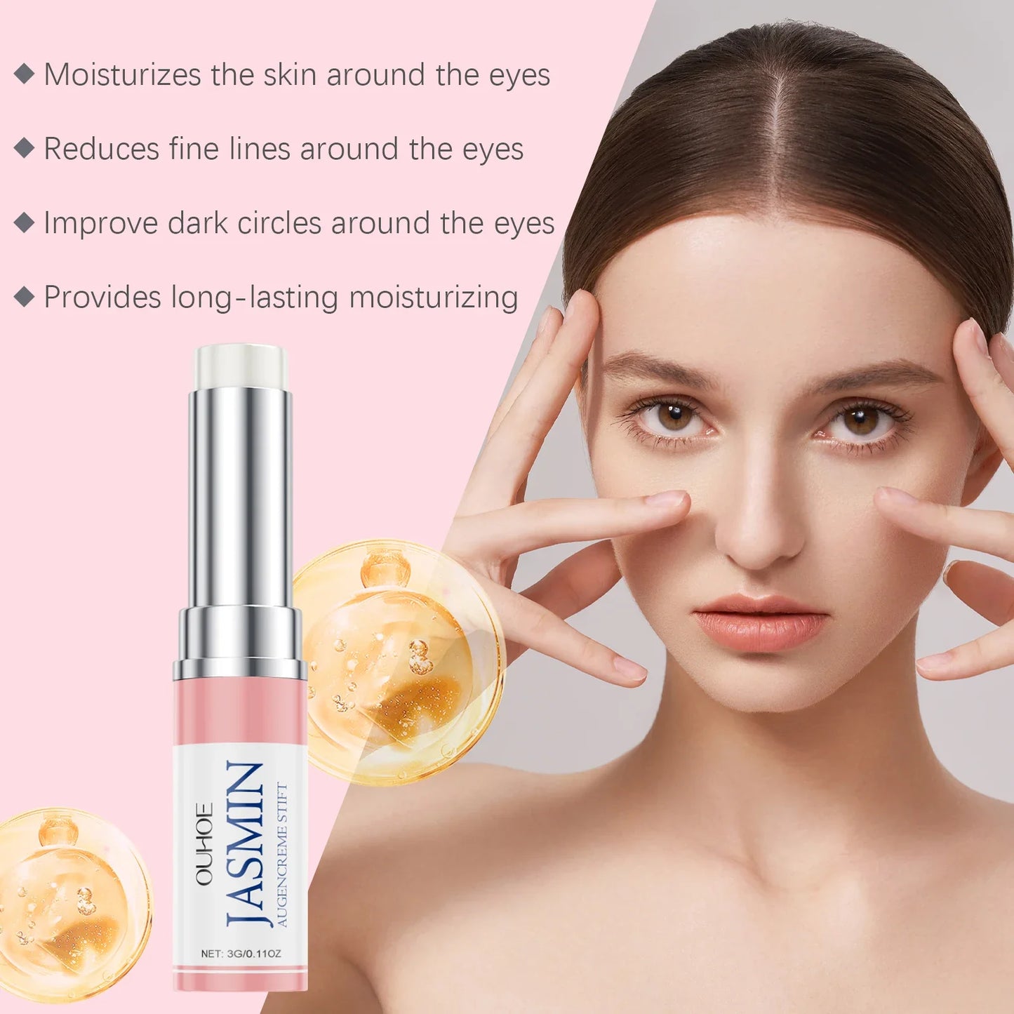 Jasmine Eye Cream Stick – Gentle Hydrating Daily Eye Care