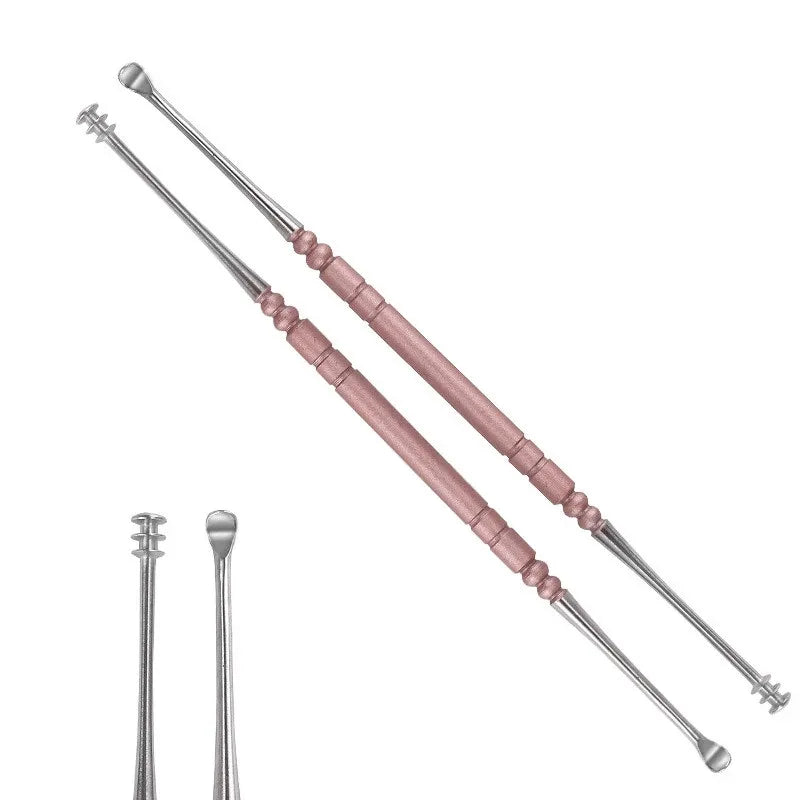 Stainless Steel Ear Wax Remover Tool | Earwax Cleaner & Massager