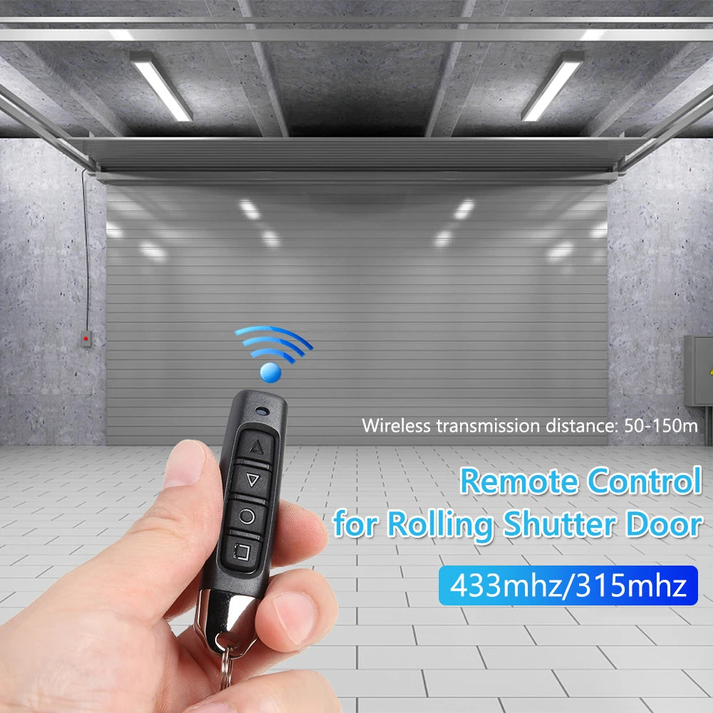 1/5PCS 433MHz Auto Copy Remote Control Electric Garage Door Opener Remote Controller Duplicator Clone Cloning Code Transmitter Peaceful Pleasures Health and Wellness