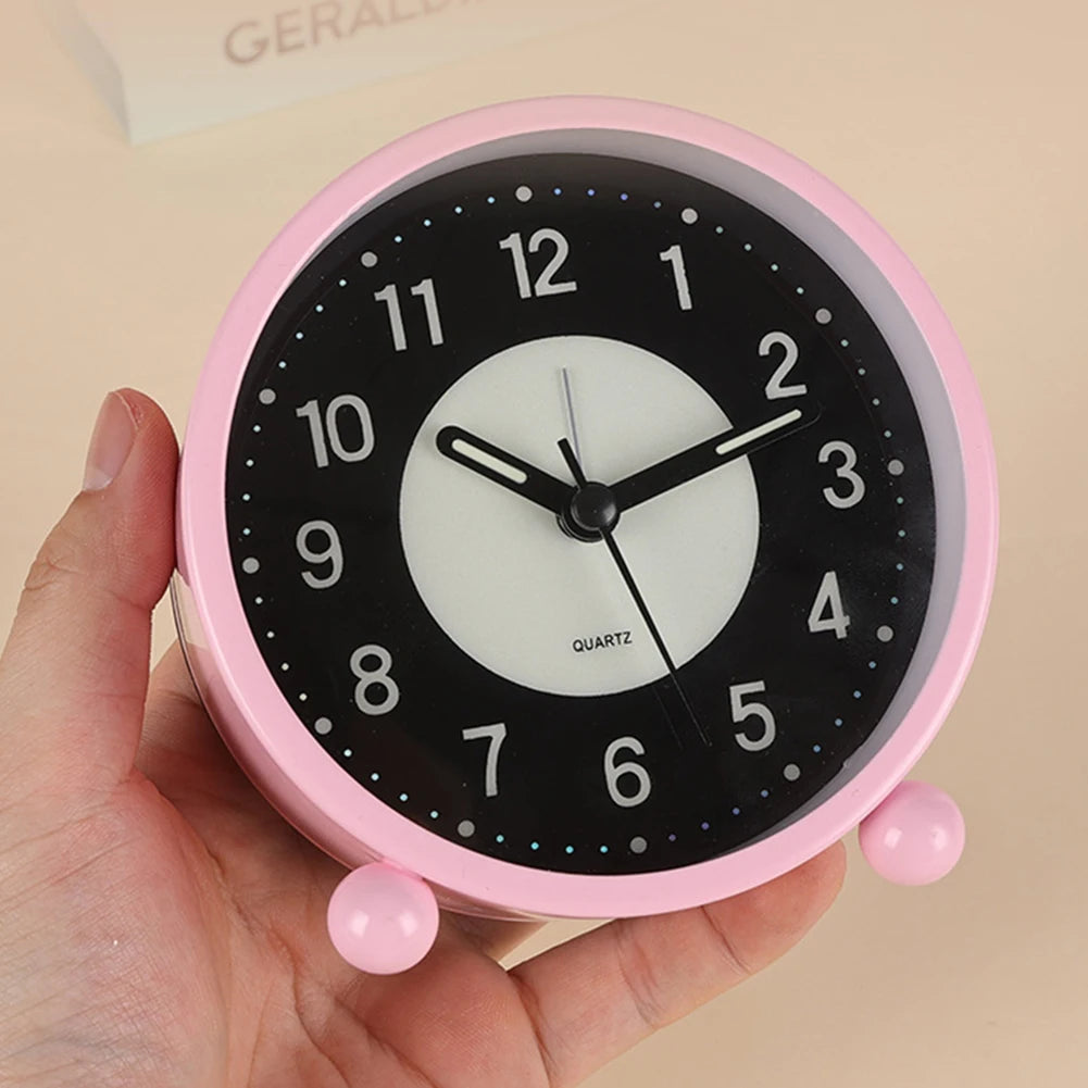 Retro Desk Clock,Glow-in-the-Dark Battery Operated Alarm Clock,Multifunctional Table Clock Battery Powered-No Cords For Kitchen, Peaceful Pleasures Health and Wellness