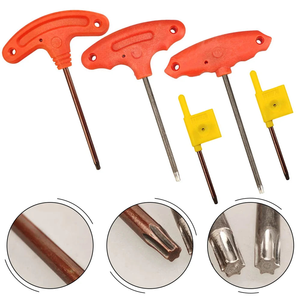 T Shape Screwdriver Electronics Toy Repair Sizes T8 Featuring Steel