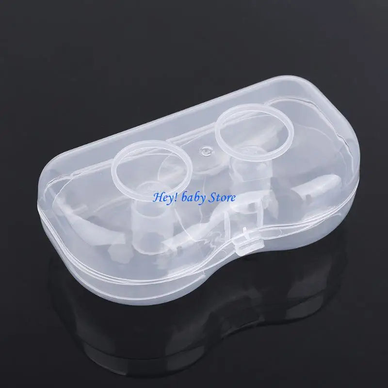 Silicone Nipple Shield Protectors for Breastfeeding – 2 Pack