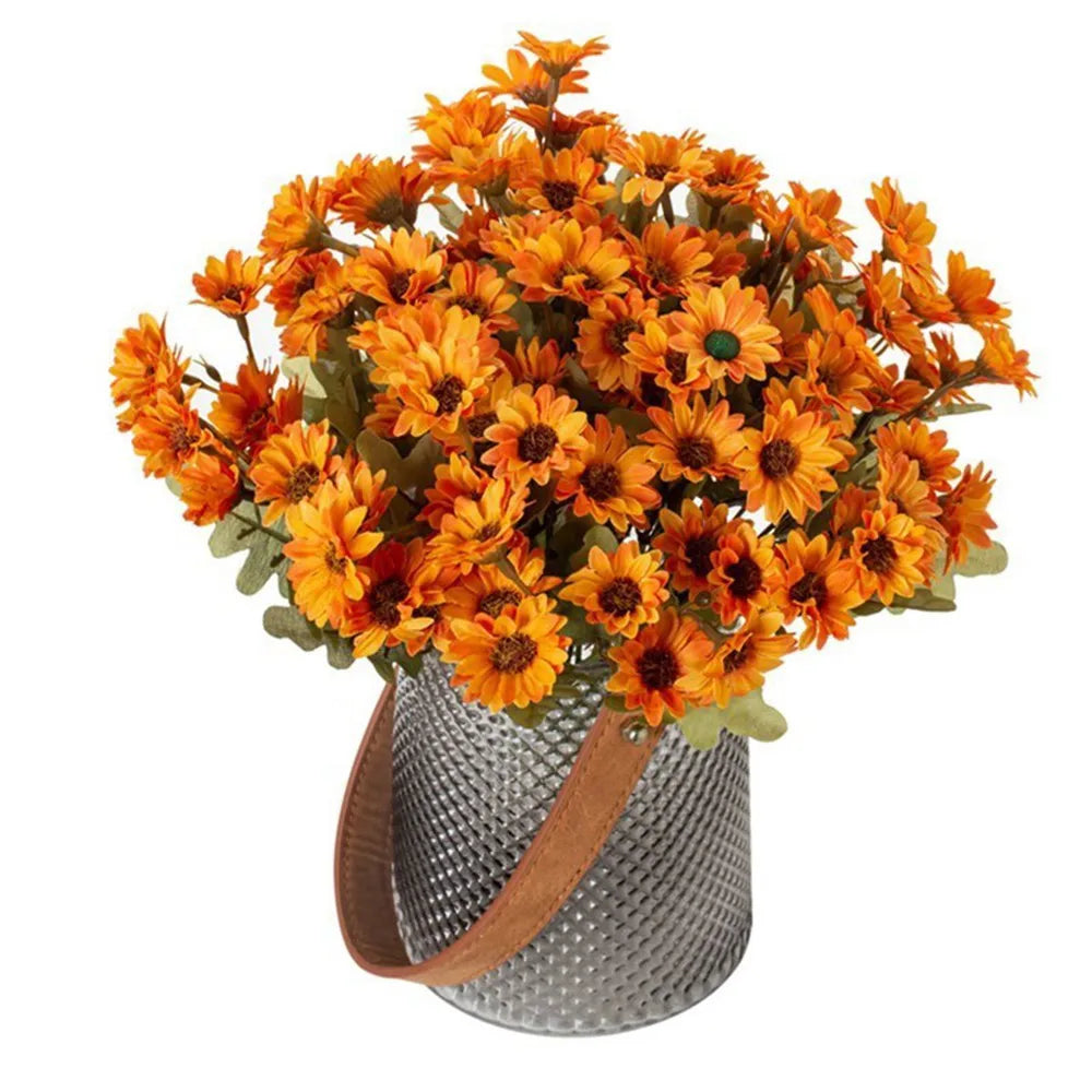 Silk Daisy Artificial Flowers for Wedding, Home & Garden Decor