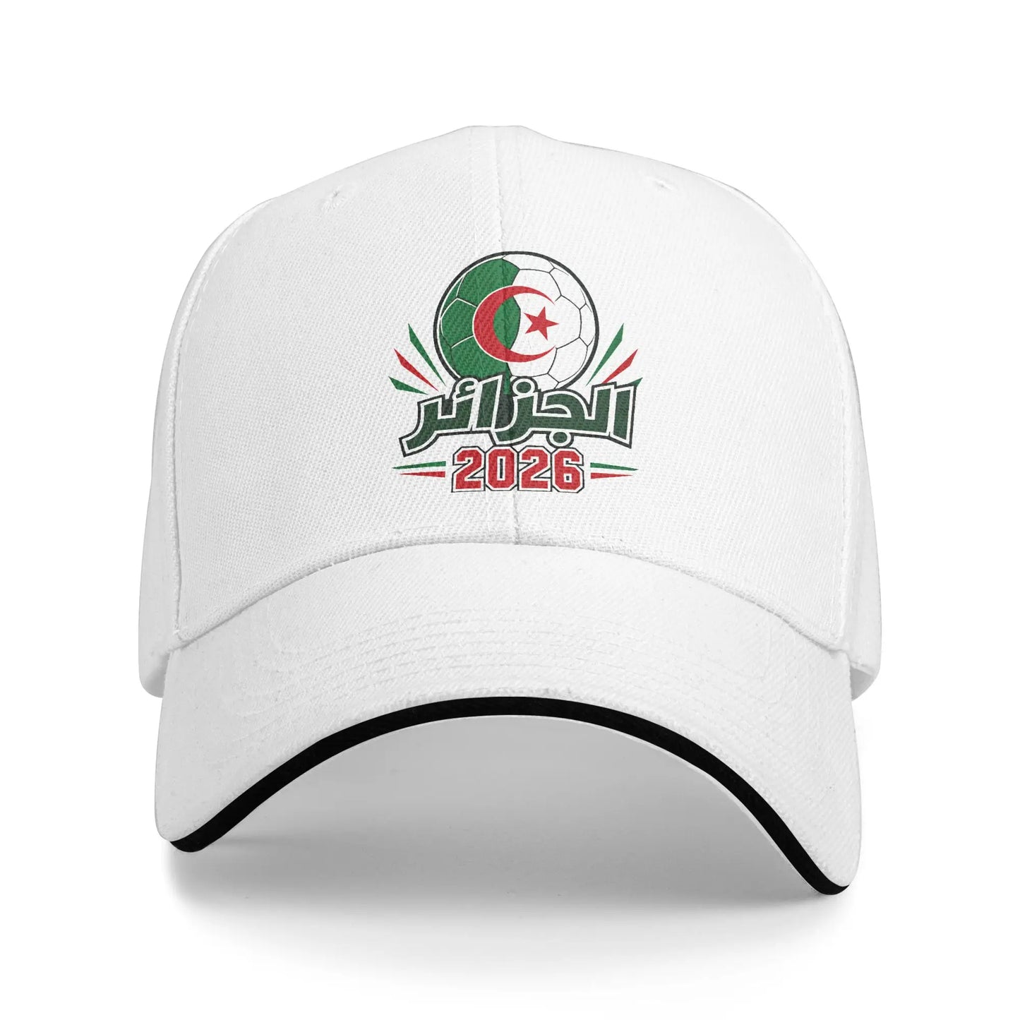 Summer DZ Algeria Algerian Flag Baseball Cap Outdoor Sports Trendy Design Sun Trucker Hat Men Women Sunscreen Snapback Cap Peaceful Pleasures Health and Wellness 2 One Size