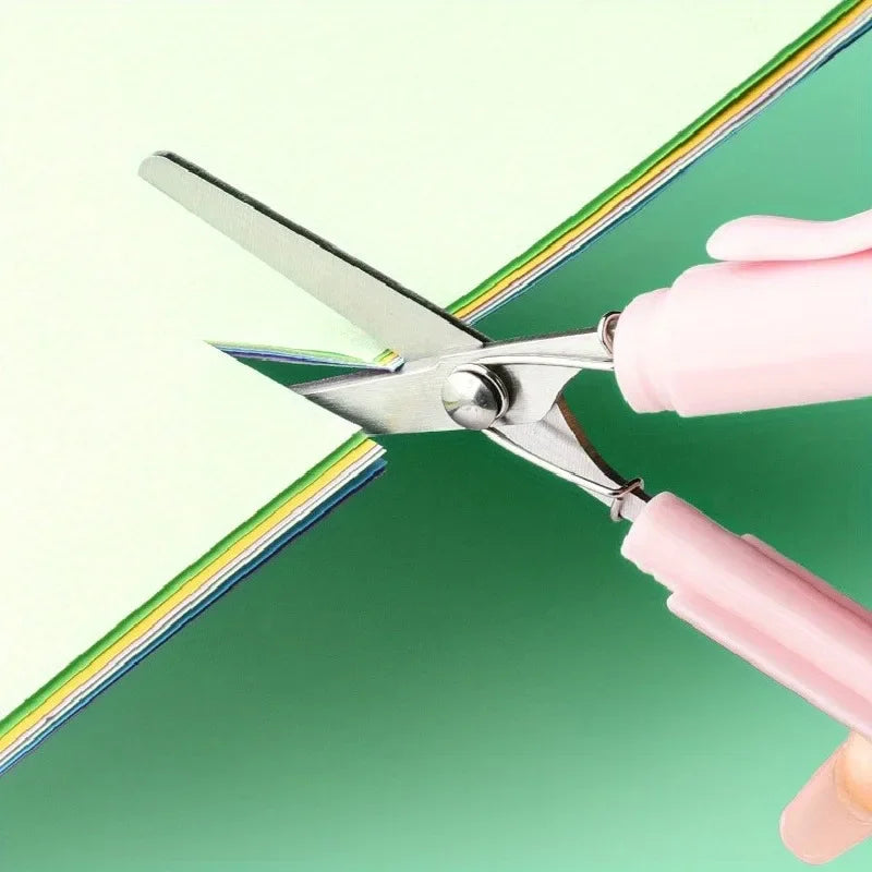 Mini Folding Pen-Style Scissors | Portable DIY & Office Tool
