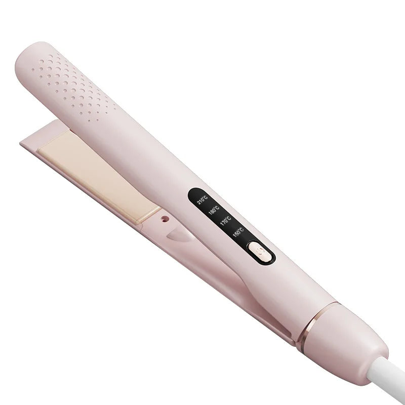 URGGU 2-in-1 Hair Straightener & Curling Iron | LCD Display