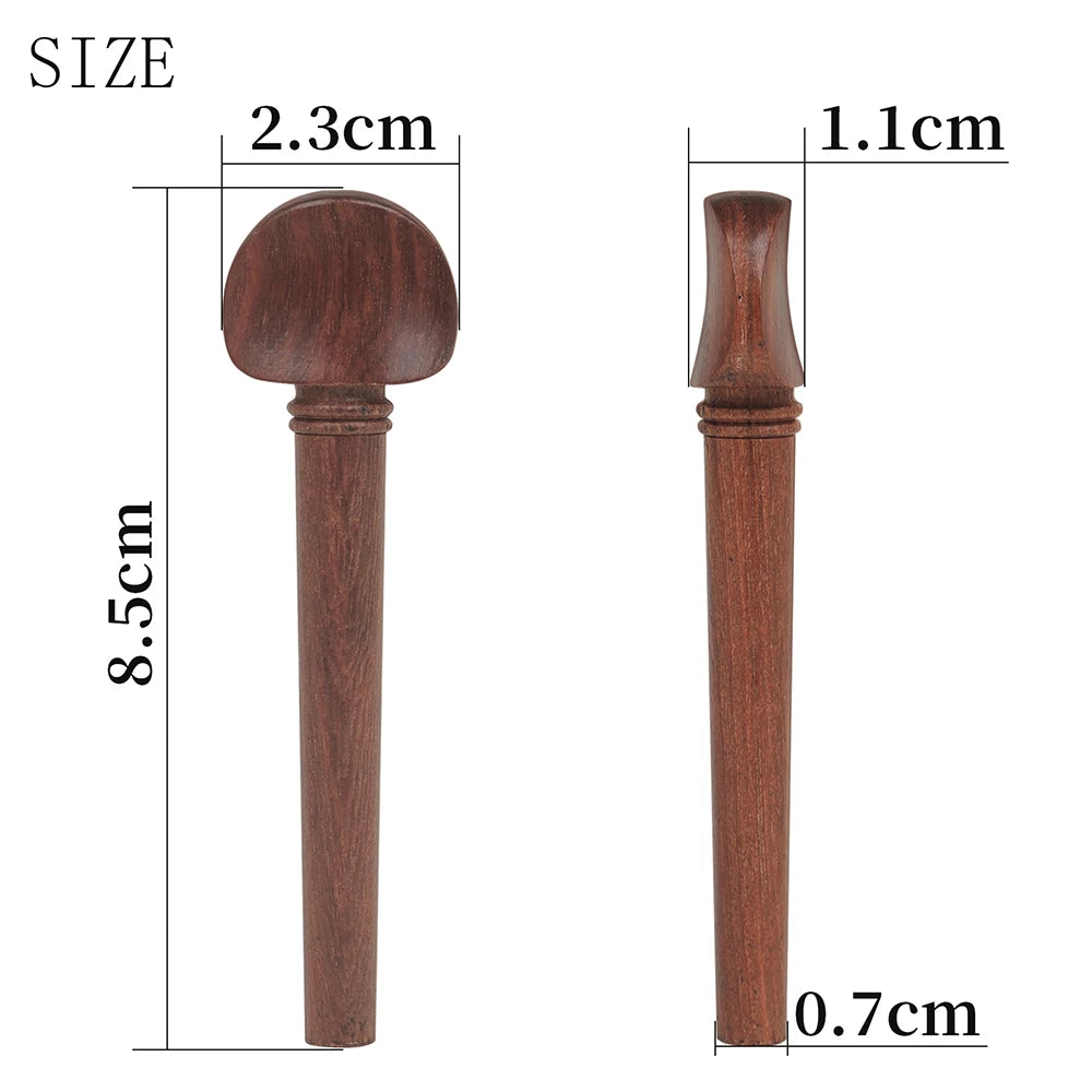 Oud String Pegs Mahogany Ebony Lute Tuning Shaft Replacement Parts