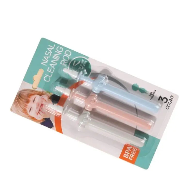 Baby Nose & Ear Cleaner – Soft Silicone Pack of 3 Toddlers