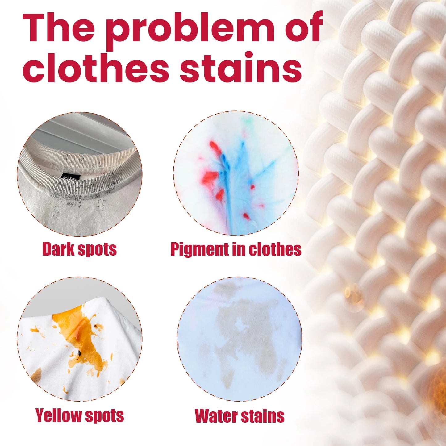 Clothing Stain Removal Wipes 20-Pack | Fast & Gentle