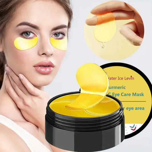 Turmeric Vitamin C Eye Patches – Brighten & Firm Under Eyes Eye Patch Mask Peaceful Pleasures Health and Wellness