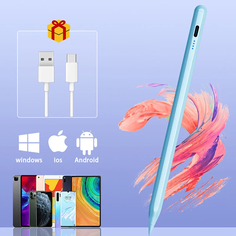 Stylus Pen For Phone Touch Pencil For Cell Phone Stylus Pen For Android Universal Tablet Pencil Stylus For All Screens Drawing Peaceful Pleasures Health and Wellness Blue