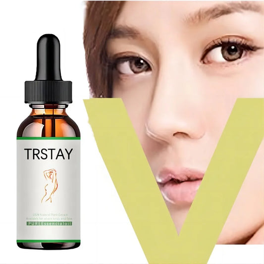 Professional Face-Lift Oil Essence Powerful Firming V Line Face Slimming Anti Age Creams Face Lifting Shaping Product Slim Oils Peaceful Pleasures Health and Wellness 30ml