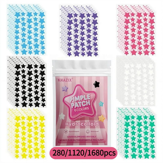 Star Hydrocolloid Acne Patches – Ultra-Thin Colorful Pimple Dots Acne Patch Peaceful Pleasures Health and Wellness