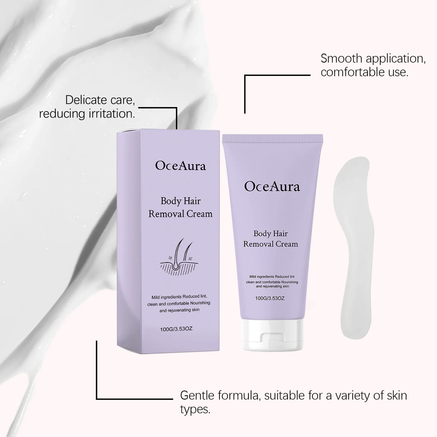 100g Gentle Hair Removal Cream – Legs, Armpits & Arms