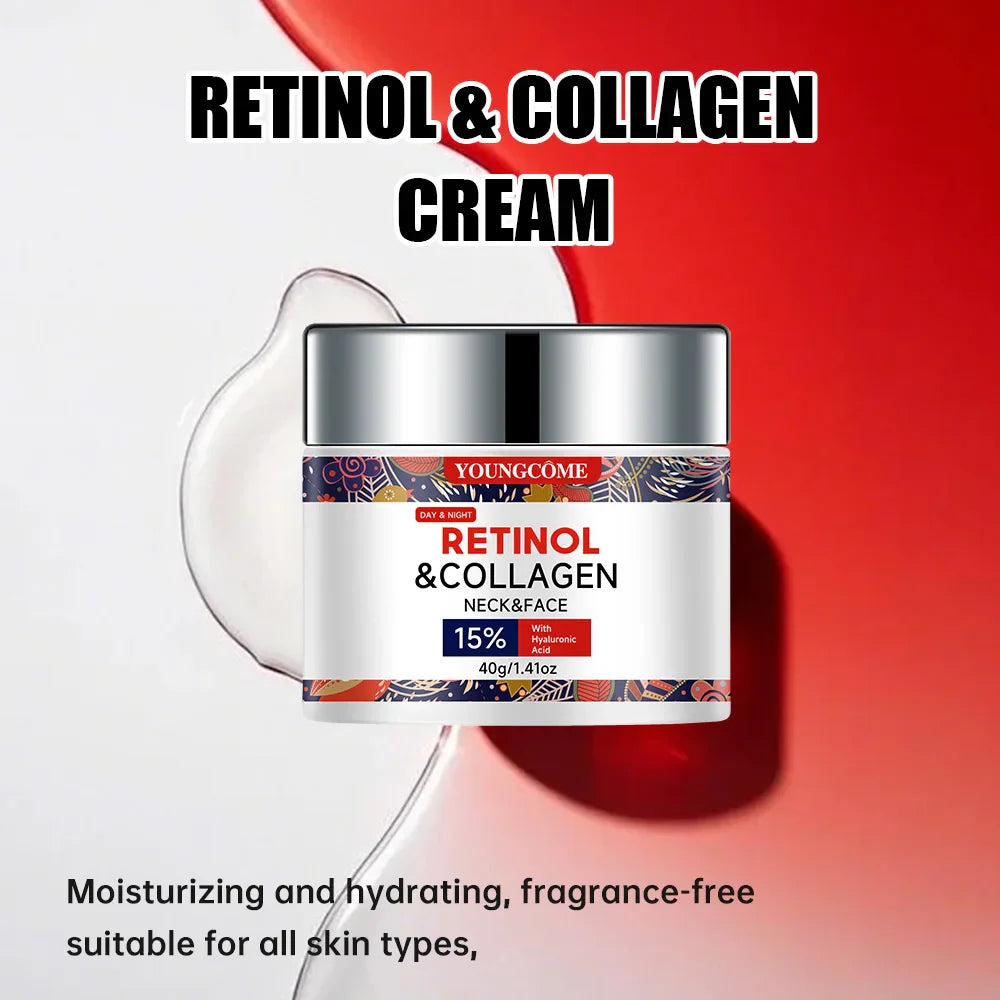 YOUNGCOME Retinol Collagen Hyaluronic Acid Anti-Aging Face Cream