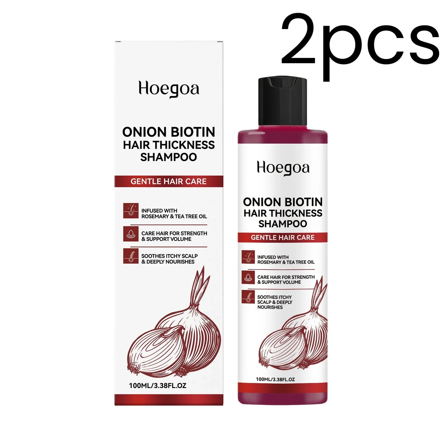 Hoegoa Onion Biotin Shampoo – Scalp Soothing & Nourishing
