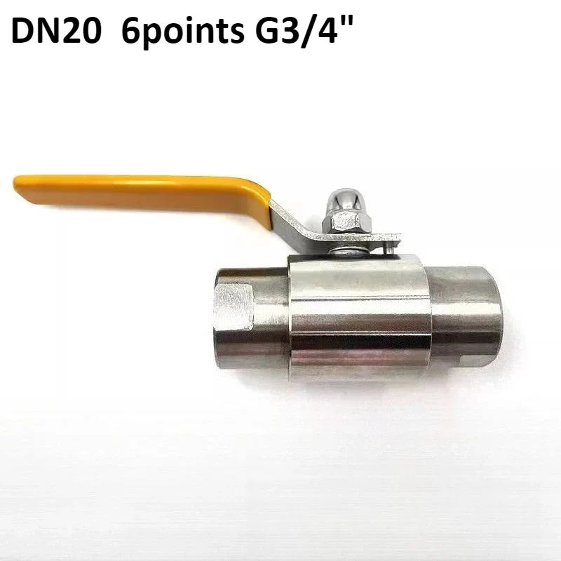 304 Stainless Steel Ball Valve DN8–DN25 Female Thread High Pressure