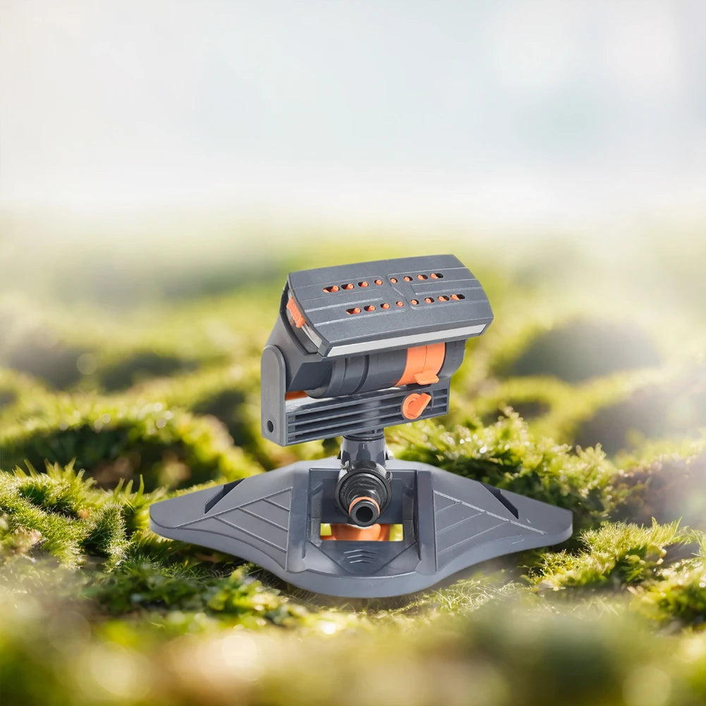 Mini Oscillating Lawn Sprinkler – 16-Hole Adjustable Rotating Watering System Peaceful Pleasures Health and Wellness