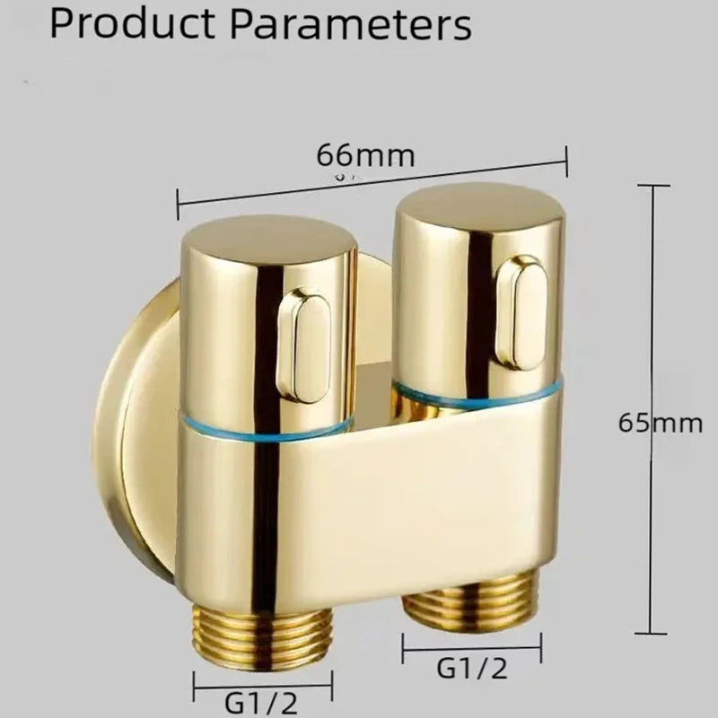 YANKE Dual Control Bathroom Faucet | 2-Outlet Filling Valve